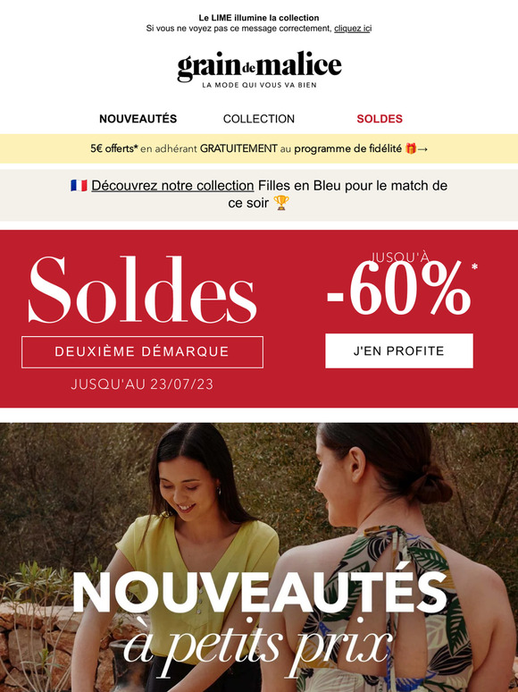 Faites le plein de nouveautés à petits prix !