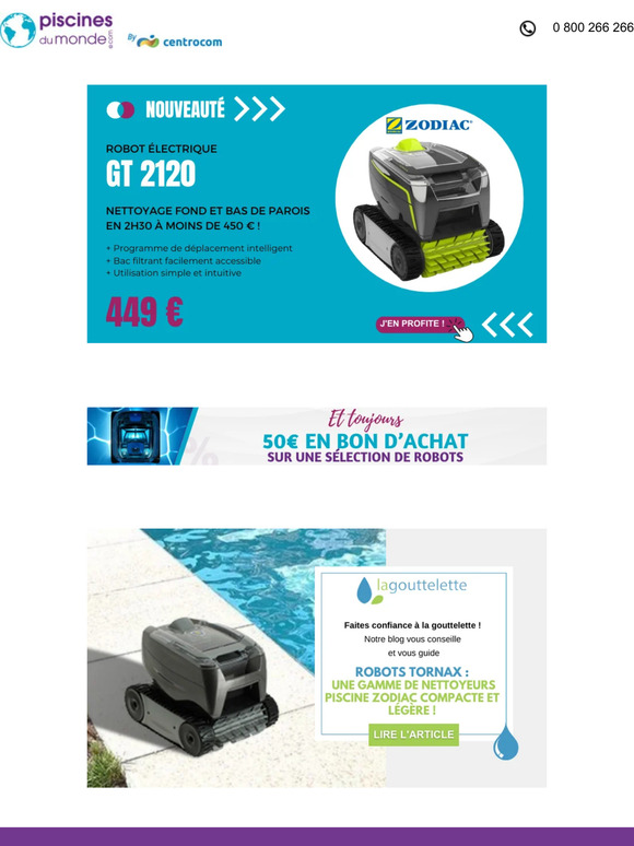 NOUVEAUTÉ :  Robot GT 2120, il est beau, mais pas que !