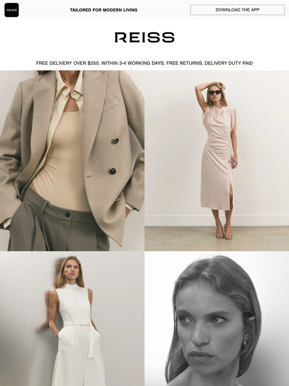 Reiss Email Newsletters Shop Sales, Discounts, and Coupon Codes