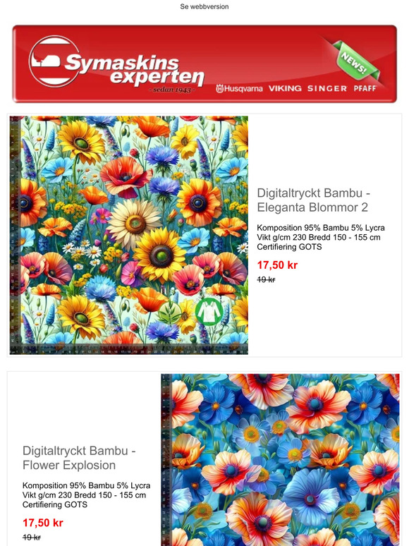 30 Nya Vackra Digitaltryck i Lager!