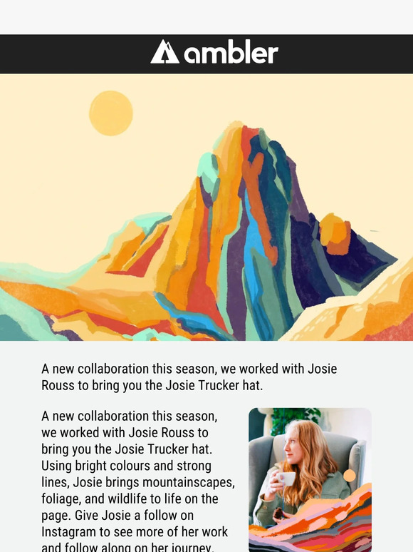 The artist behind the designs: Josie Rouss