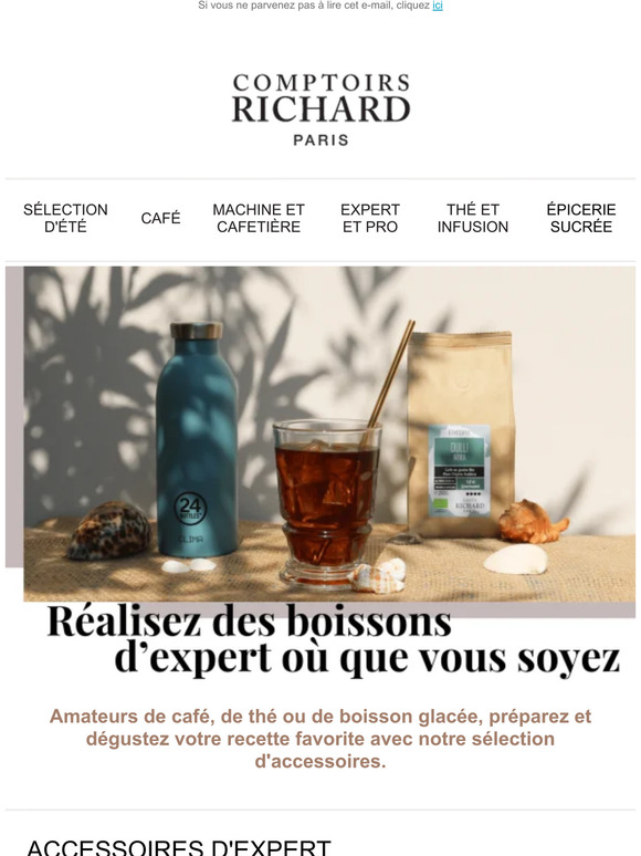 Des boissons d'expert où que vous soyez ☕
