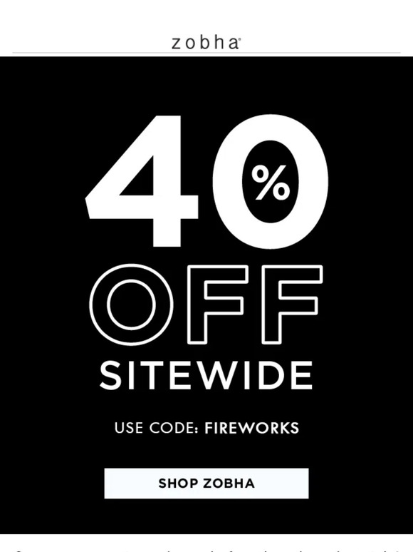 LAST CHANCE | 40% off Everything