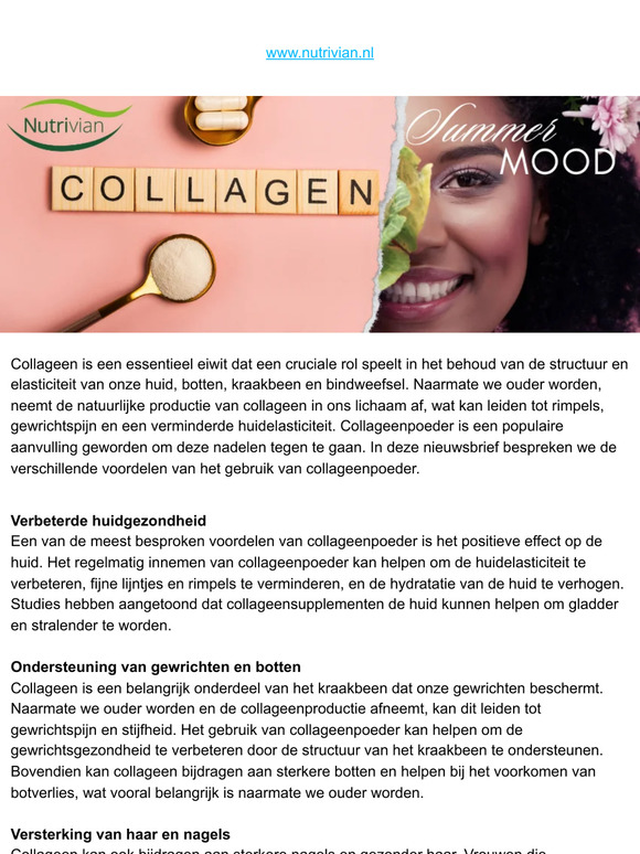 Collageen, (hoe) werkt het?