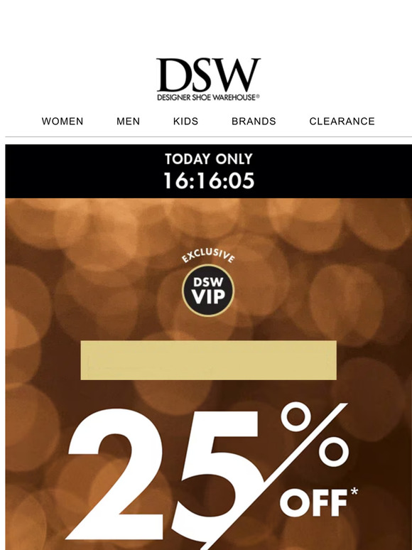 ONE. MORE. DAY: 25% off for VIPs!