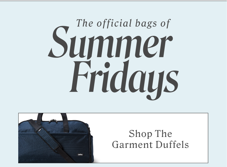 The Premium Garment Duffel