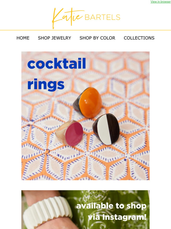 Shop Cocktail Rings!