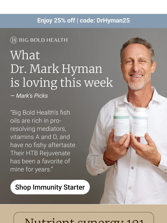 Big Bold Health Dr. Mark Hyman’s “pick” of the week 👉🏼 Milled
