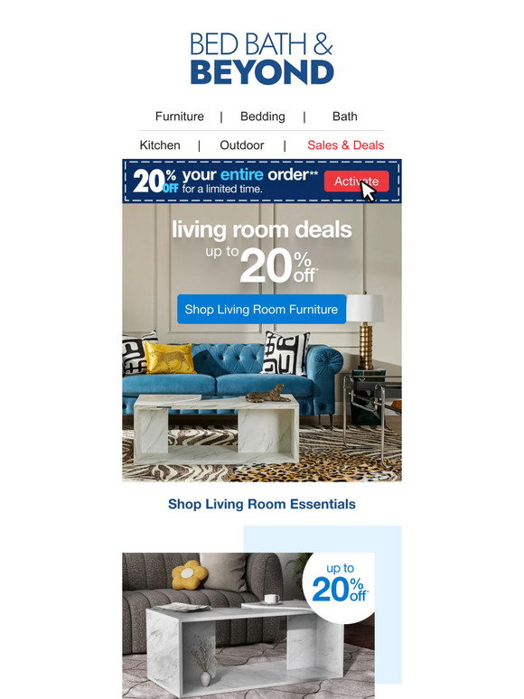 Bed Bath & Beyond Email Newsletters: Shop Sales, Discounts, and Coupon ...