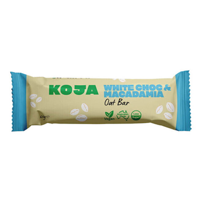 Shop KOJA Oat Bar - White Choc & Macadamia