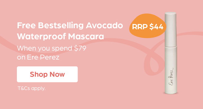 Free Waterproof Mascara when you spend $79 on Ere Perez