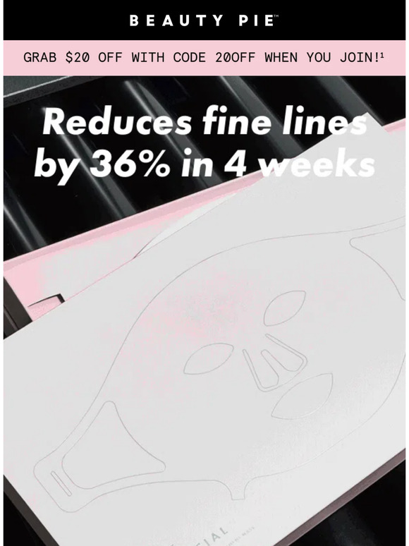 Save 44% On This LED FACE MASK...