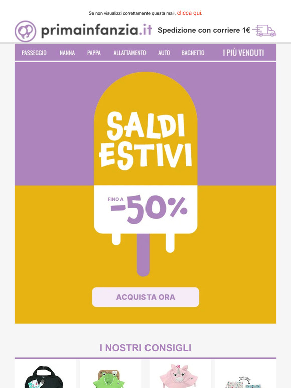 ☀️SALDI ESTIVI! Fino a -50%🌊