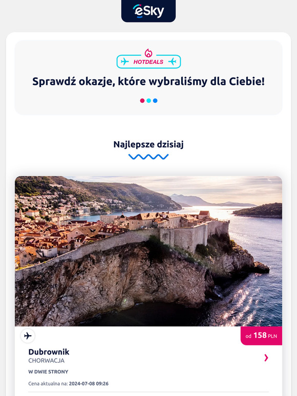 ⏰Najlepsze dziś: Chorwacja, Dubrownik od 158 PLN! Czarnogóra, Podgorica od 181 PLN i nie tylko!