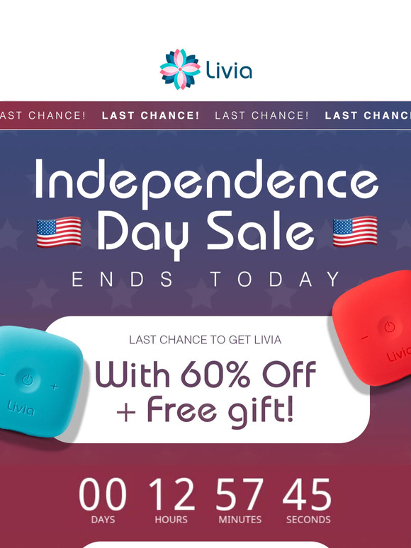 4th of July Sale end 💙