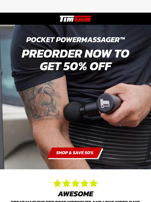 🚀 Preorder the Pocketmassager at 50% Off!