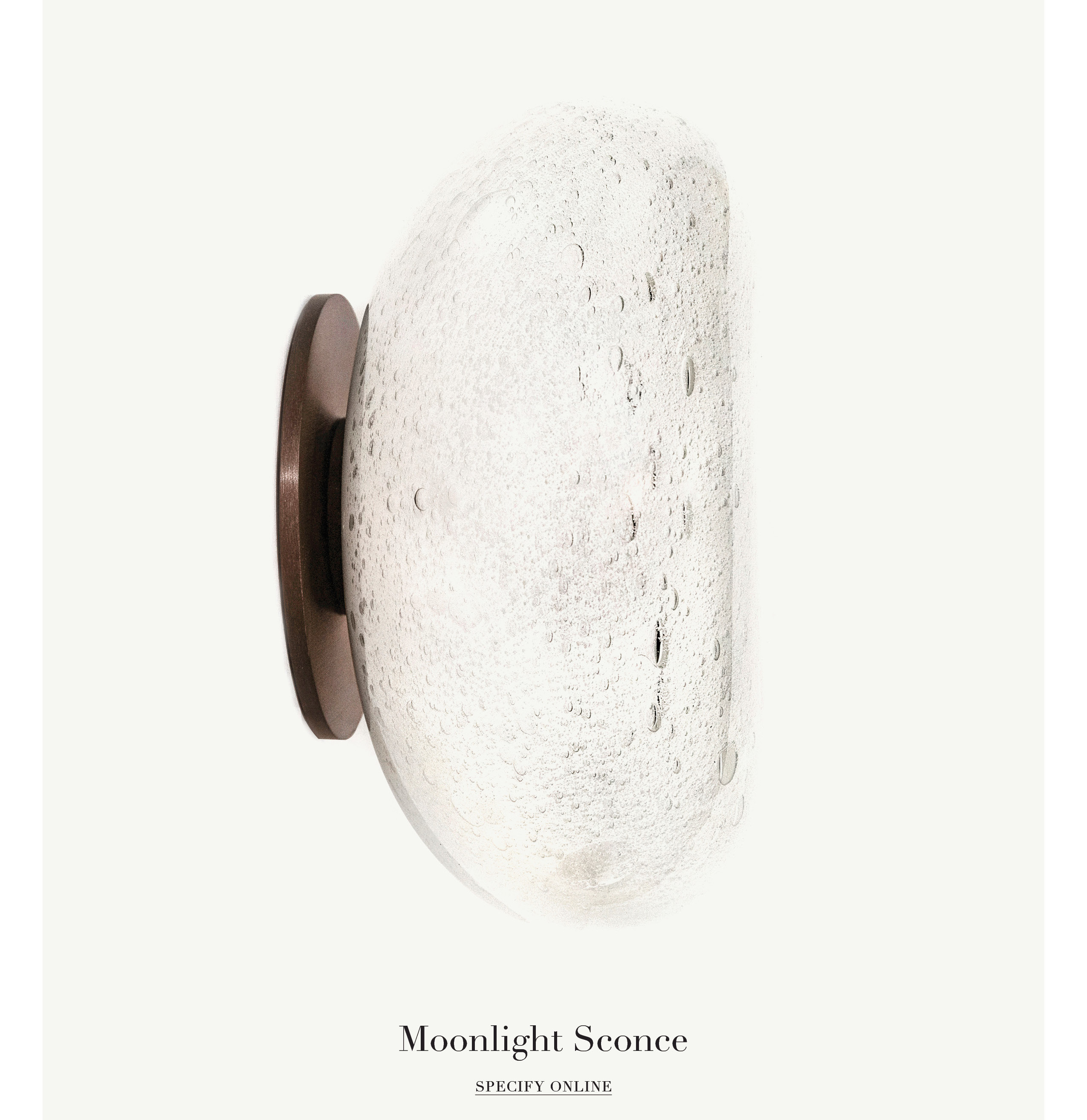A. Rudin | Heated - Moonlight Sconce