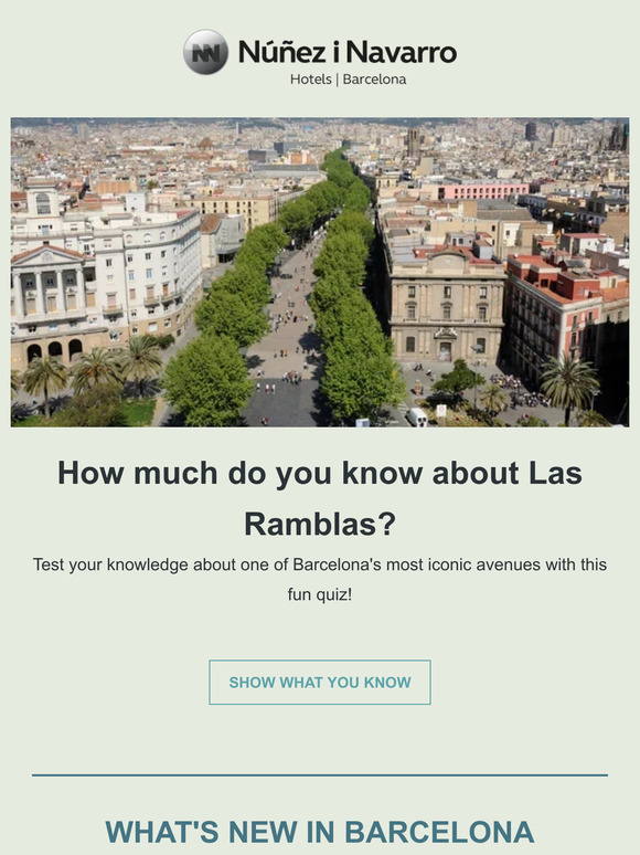 Are you sure you know Las Ramblas? Take our quiz and prove it! 😏