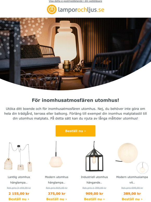 Ta inomhuslivet utomhus