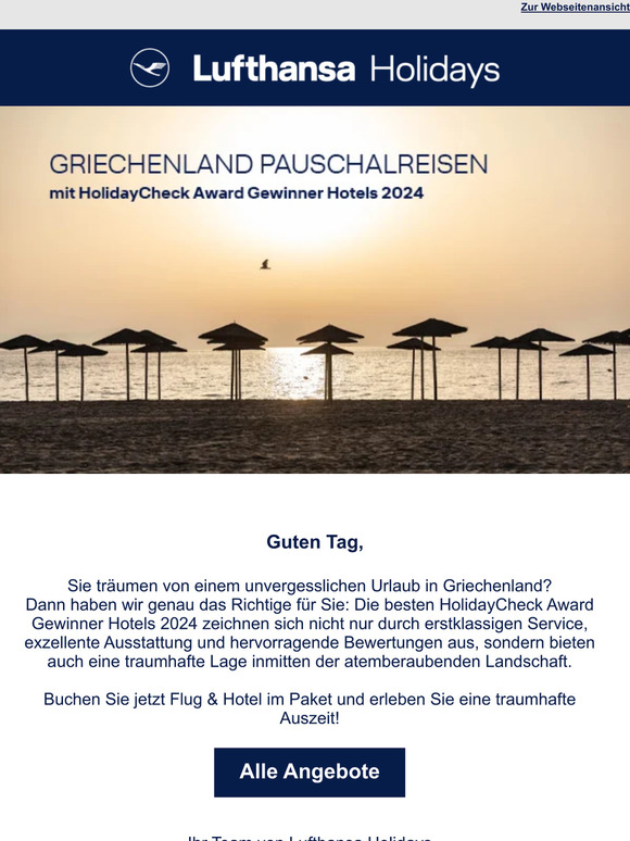 Traumurlaub in Griechenland