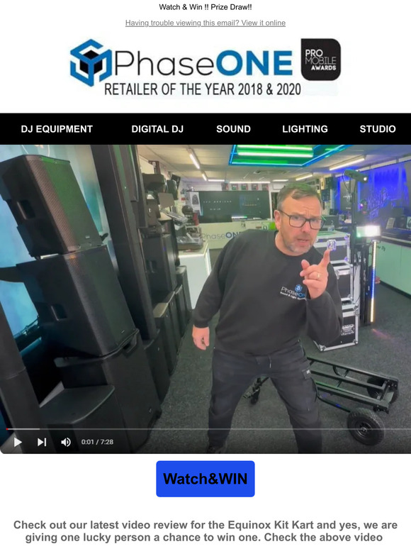 Watch & Win !! Prize Draw!!