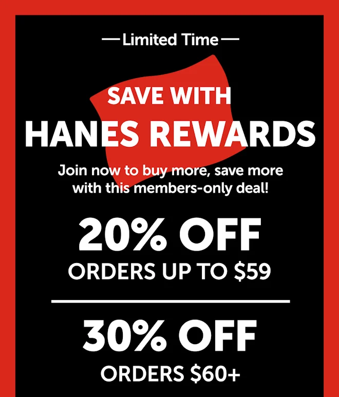 Save With Hanes Rewards