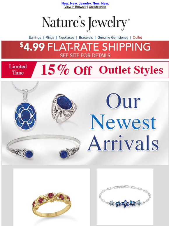 Nature's Jewelry Especially Today, You Need NEW Sparkle & Shine Shop