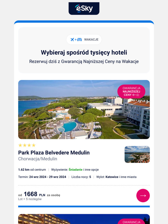 Hity na Wakacje🏖️: Chorwacja, Medulin  od 1668 PLN za osobę! Lot w obie strony + 5 noclegów