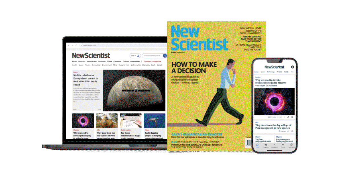 New Scientist bundle shot. Image links to offer.