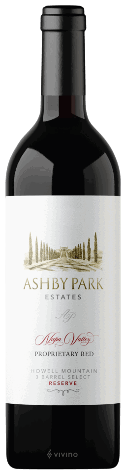 Ashby Park Estates 3 Barrel Select Reserve Proprietary Red 2021