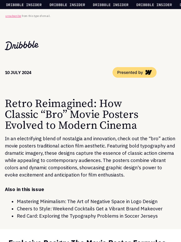 Dribbble: 🍿 The Secrets Behind Bold Movie Posters, Sleek Logos, and ...