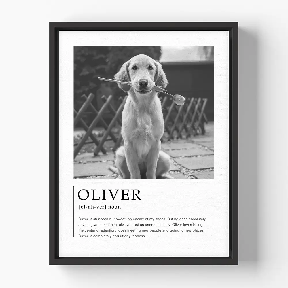 Image of Pawtrait Perfection - Custom Canvas For Pet