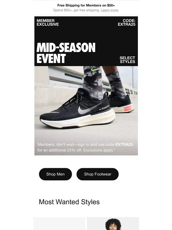 nike mid season