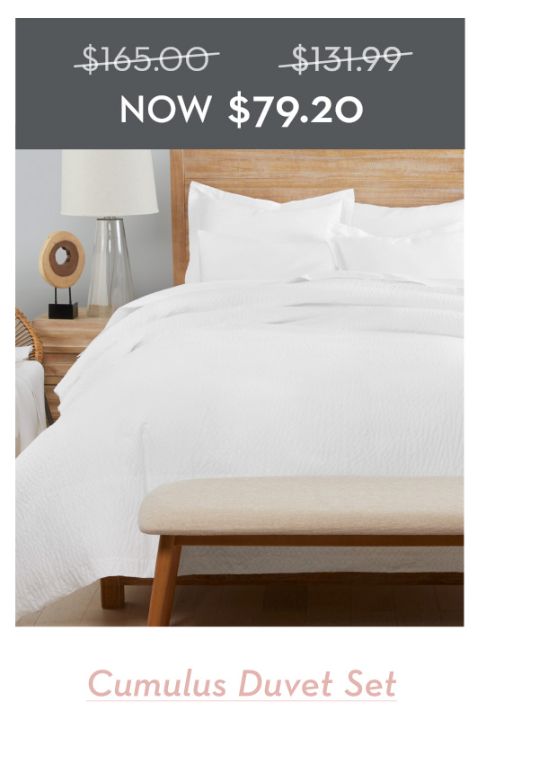 Shop Cumulus Duvet Set - Now $79.20