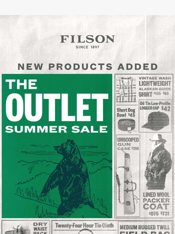 Filson Email Newsletters Shop Sales, Discounts, and Coupon Codes