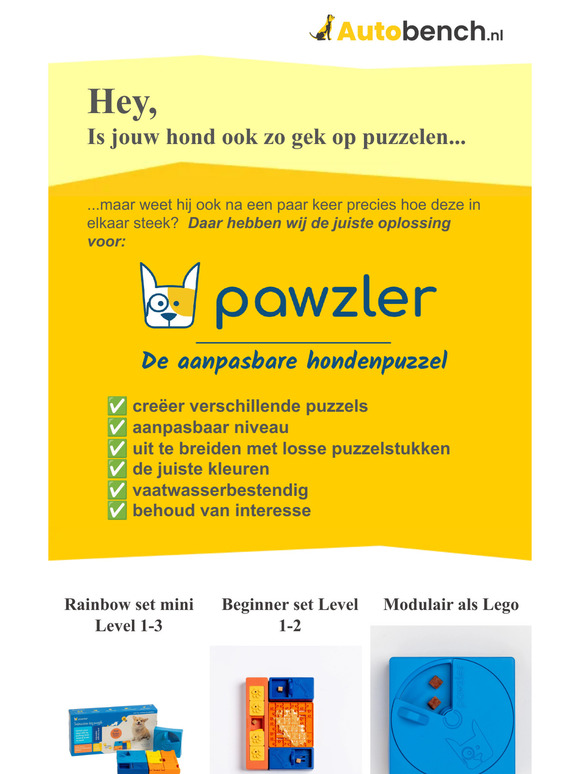 Jouw hond te slim voor normale hondenpuzzels? 🐶🧩