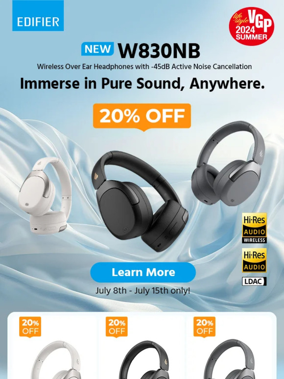 Immerse in Pure Sound, Anywhere