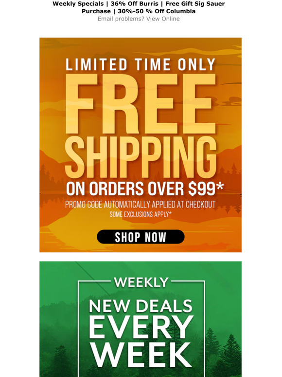 MidwayUSA Free Shipping with orders of 99 or more* Milled