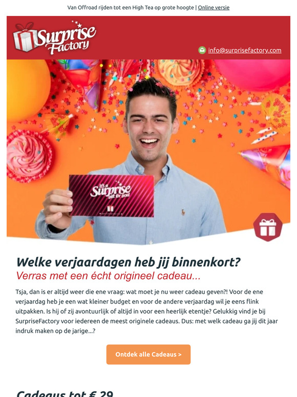 Ga jij de blits maken met je verjaardagscadeau? 🎉
