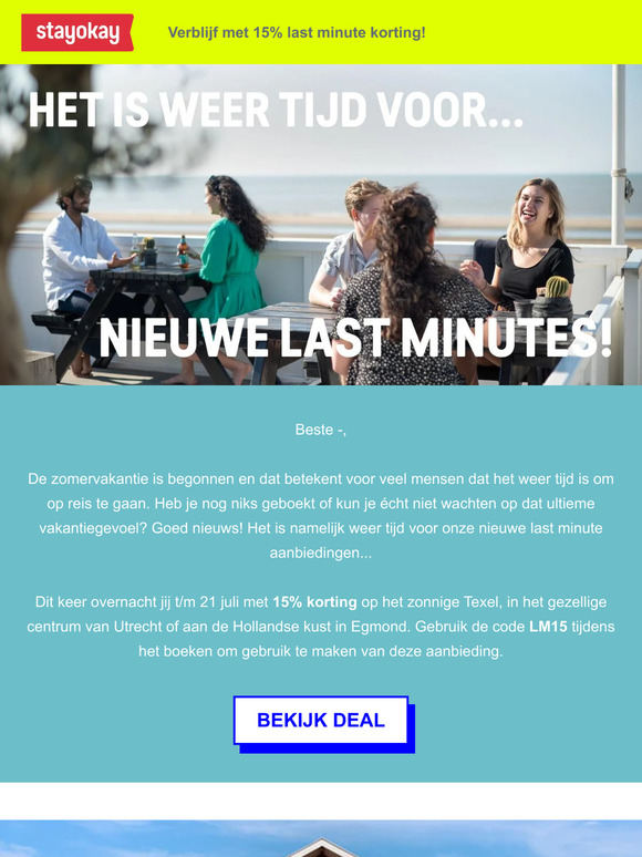 Het is weer tijd voor...