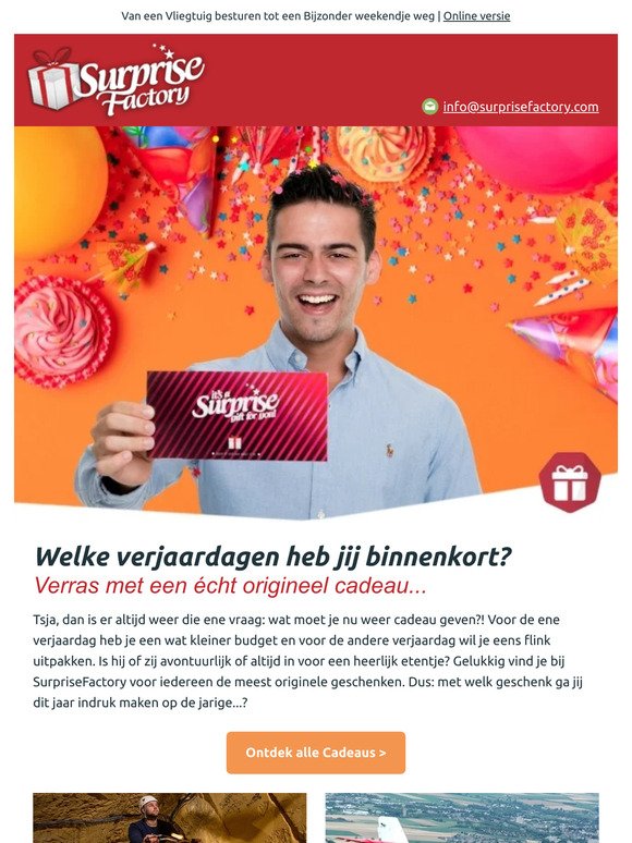 Ga jij de blits maken met je verjaardagsgeschenk? 🎉