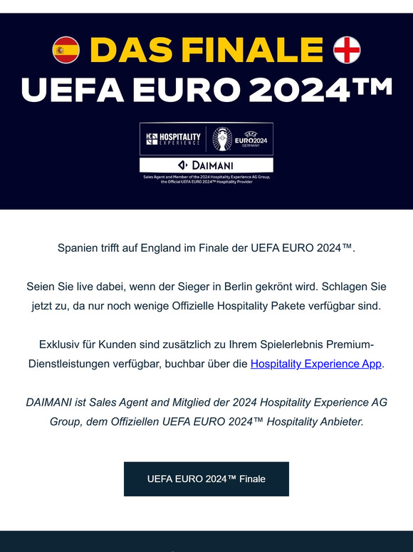 ⚽ Die Bühne steht für das Finale. Sind Sie auch dabei?
