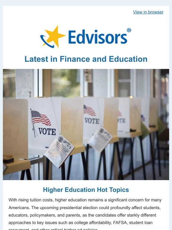Higher Education Hot Topics