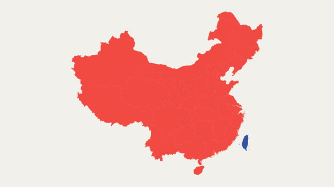 A short history of Taiwan and China, in maps