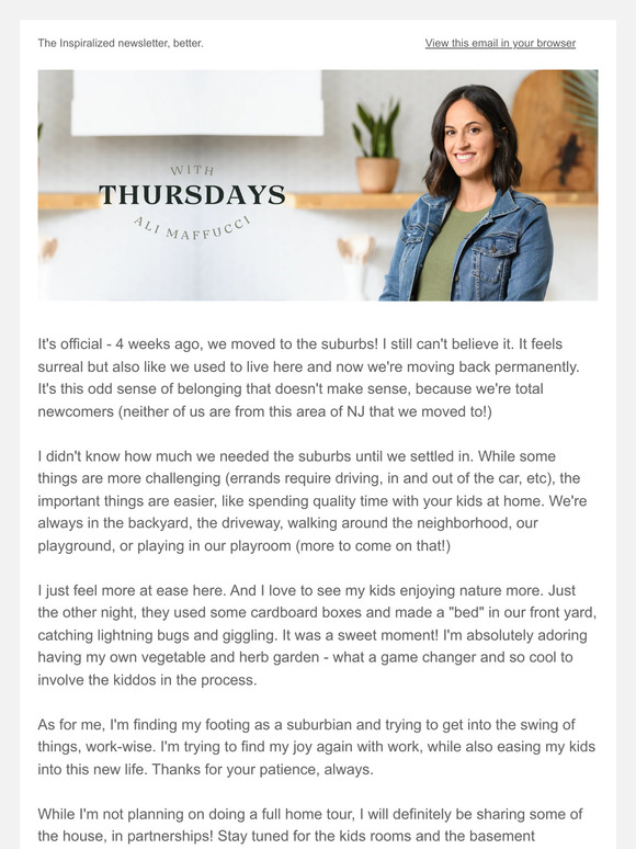 We Moved! So many updates for you!