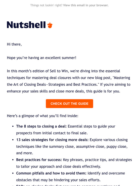 Nail your next sale with these closing techniques