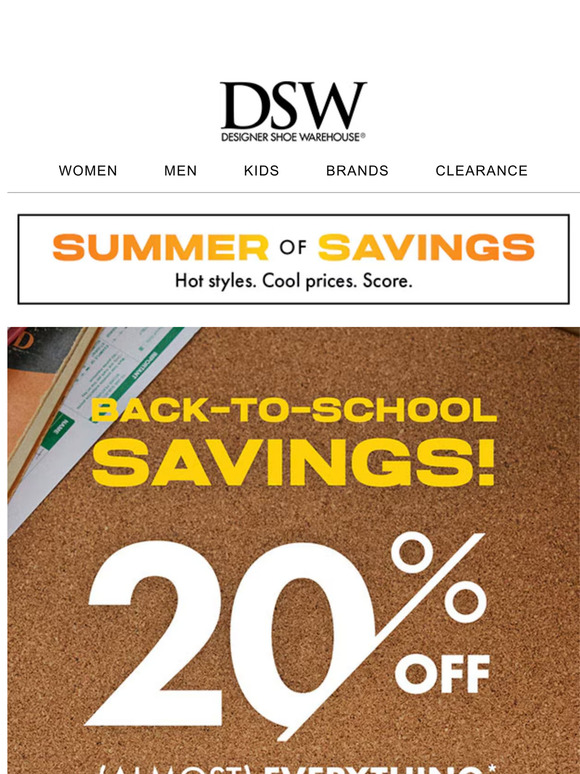 Raise your hand if you want 20% off!