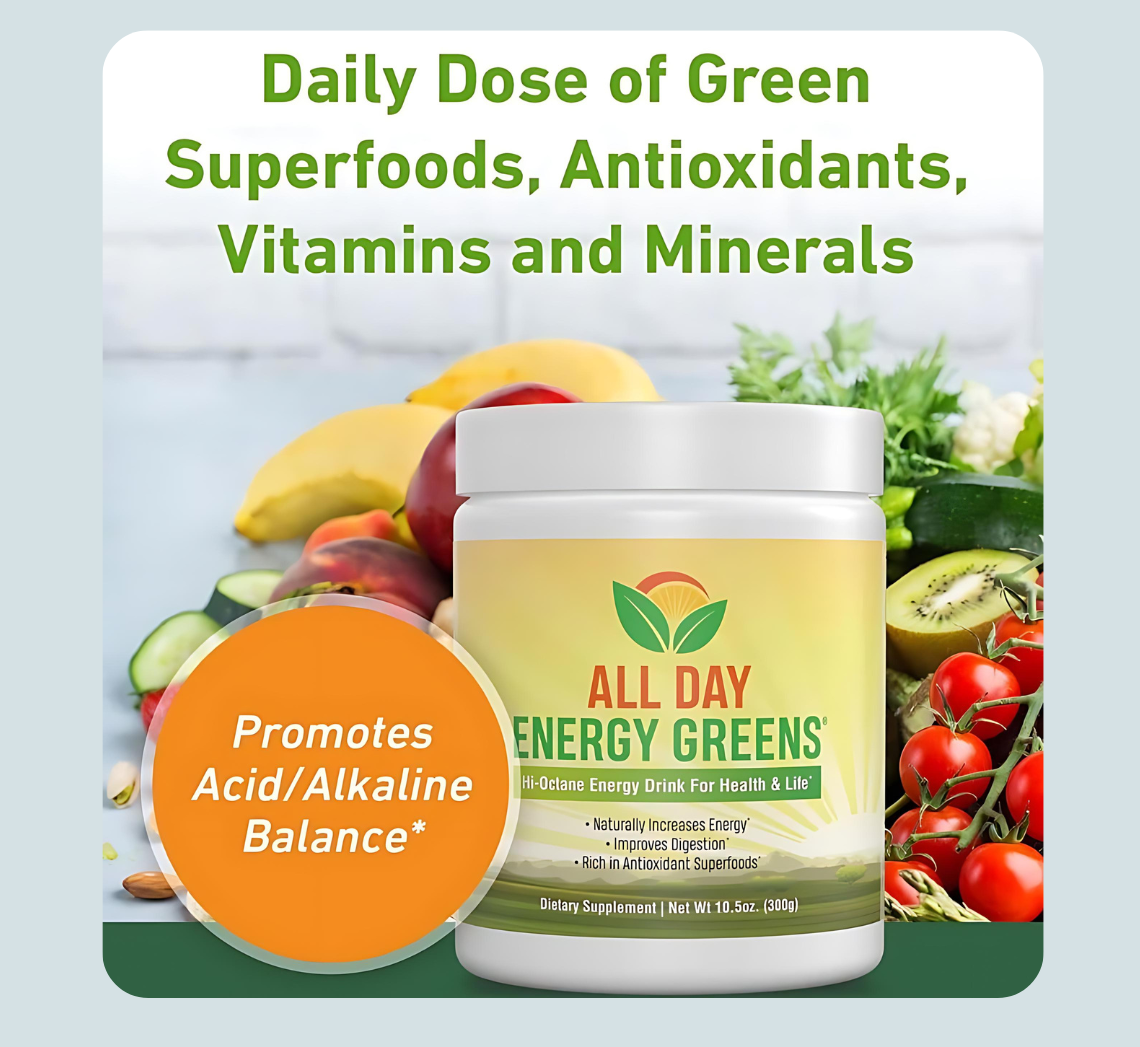 All Day Energy Greens (Original Flavor) - Turn On Images