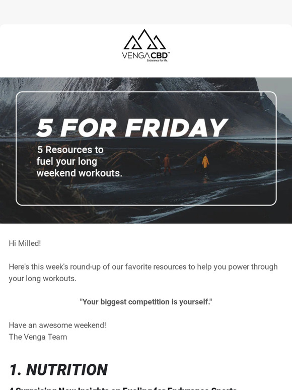 Five for Friday: 5 Killer Tips to Boost Your Endurance This Weekend 🔥💪🏃‍♂️💨
