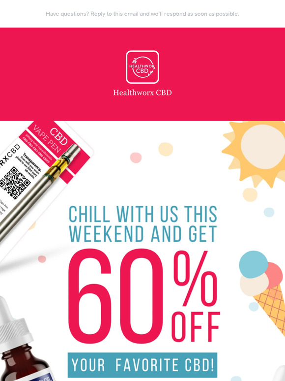 🌊Summer Weekend Chill With 60% Discount⛱️